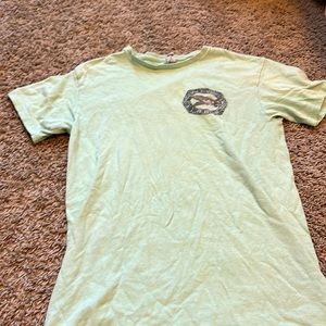 Adults light blue graphic tee.